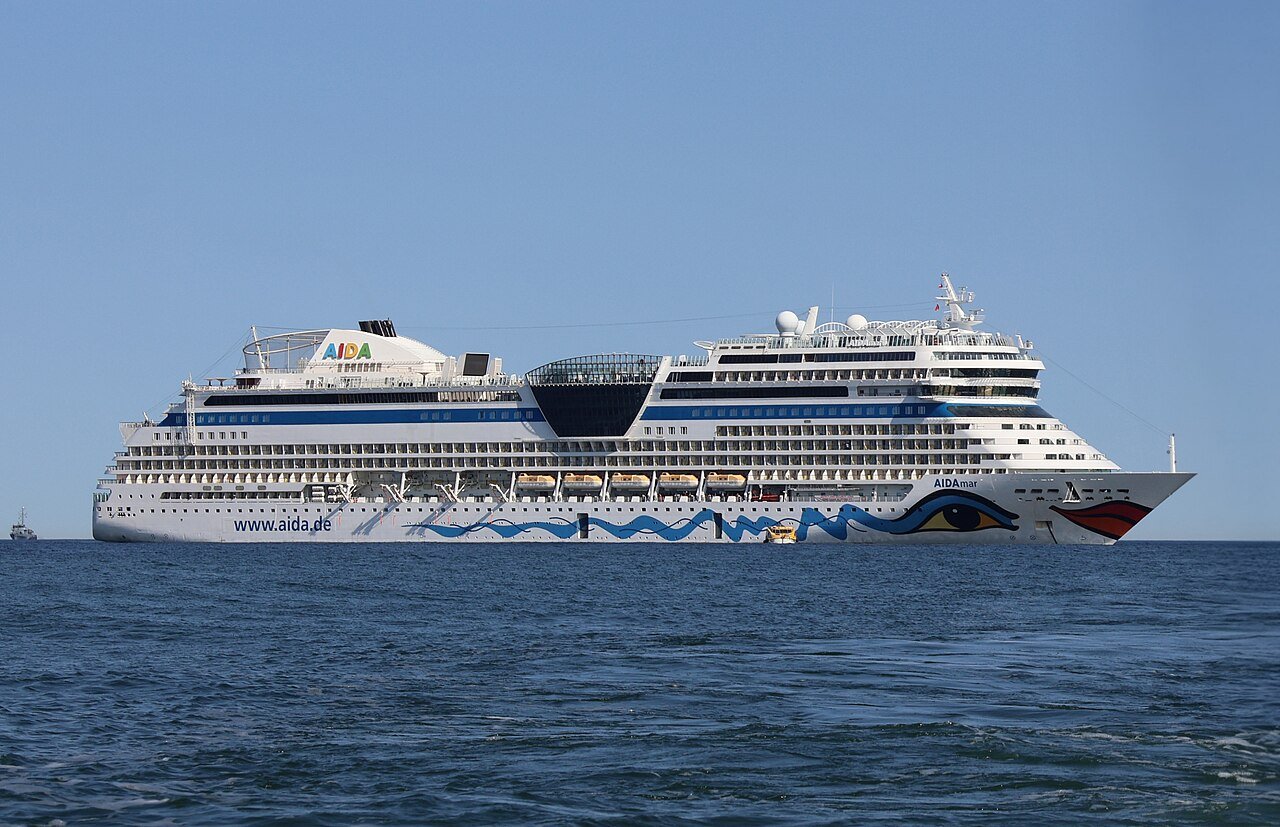 The cruise ship AIDAmar