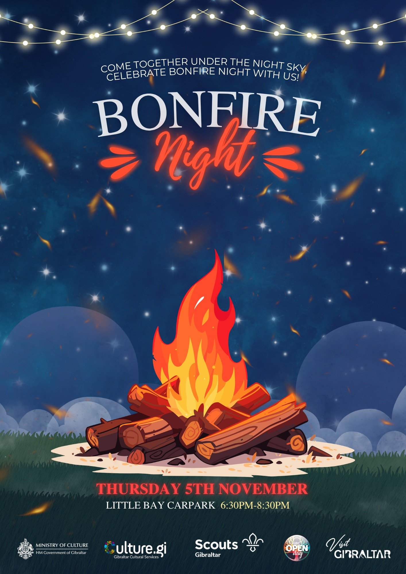 Poster for Bonfire Night 2026 at Little Bay