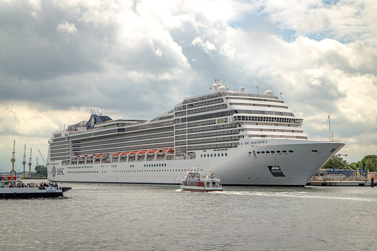 The cruise ship MSC Magnifica