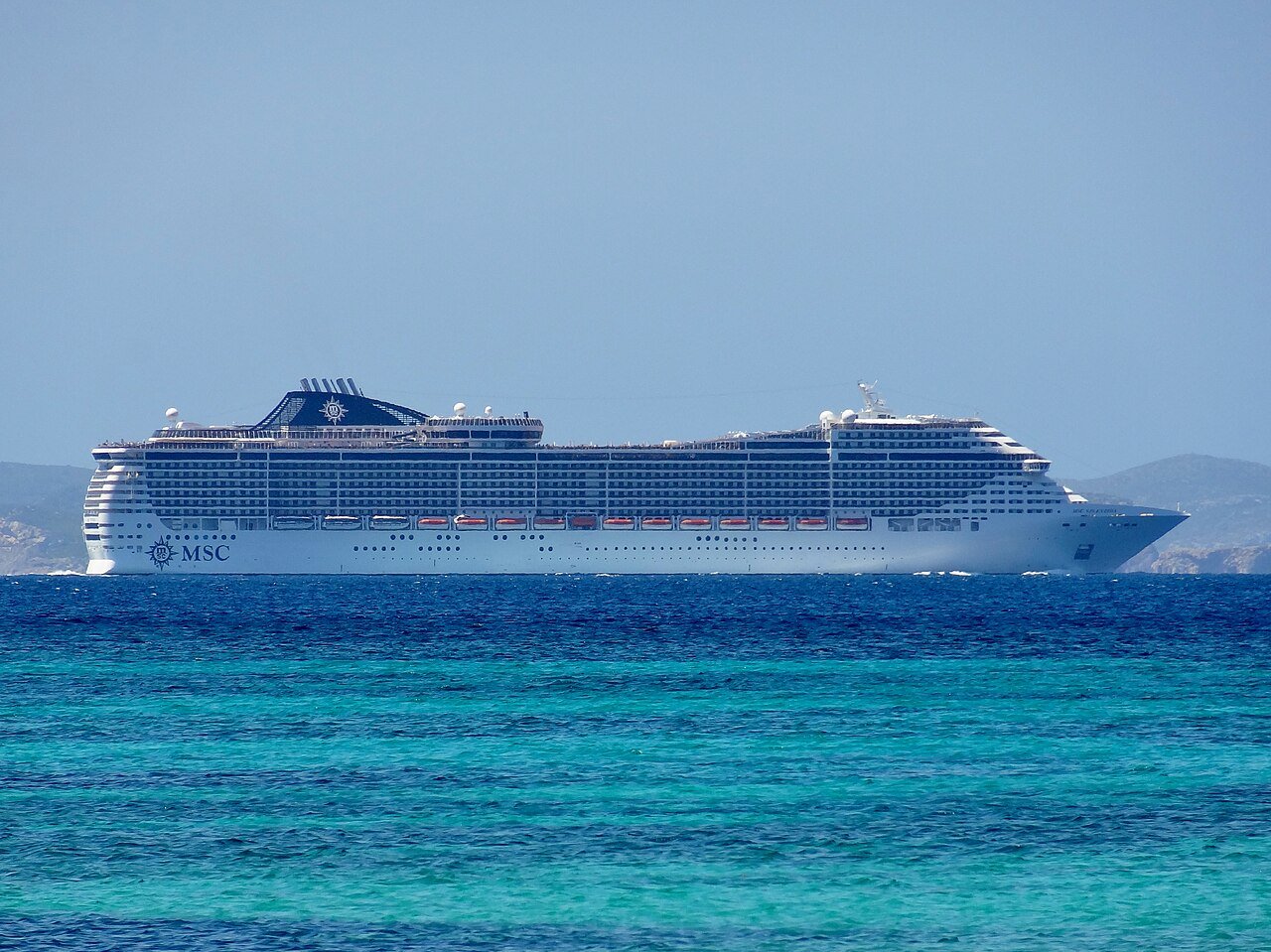 The cruise ship MSC Splendida