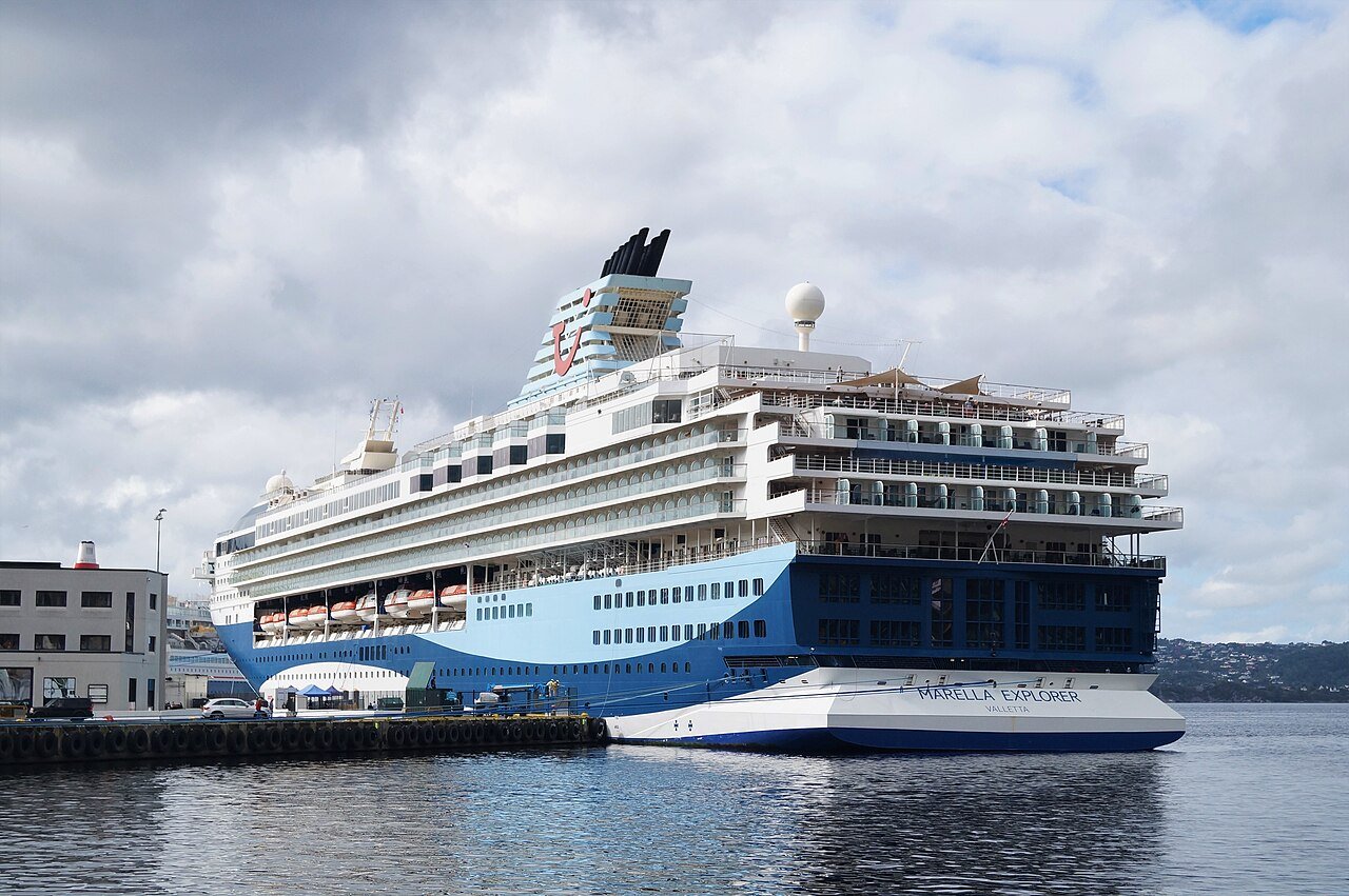 The cruise ship Marella Explorer