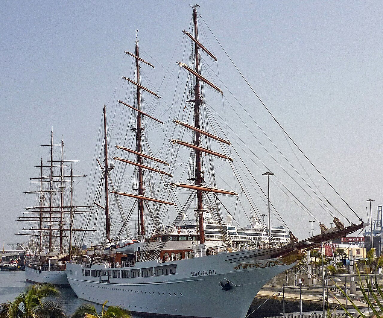 The sailing ship Sea Cloud II
