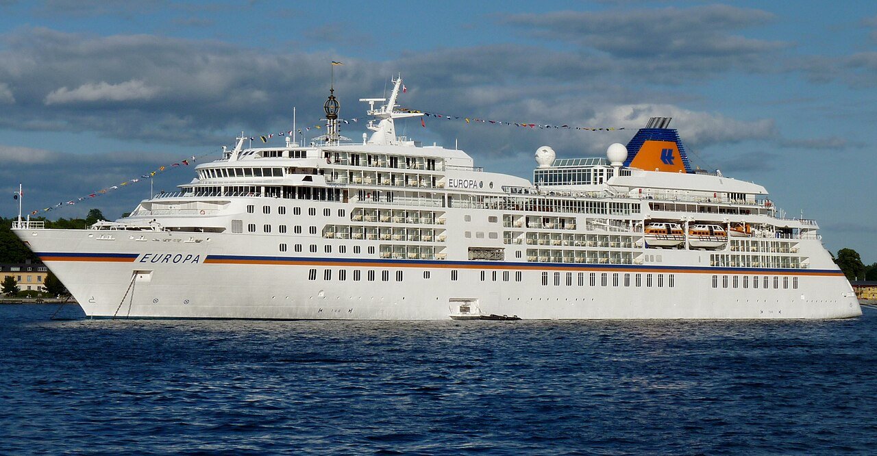 The cruise ship Europa
