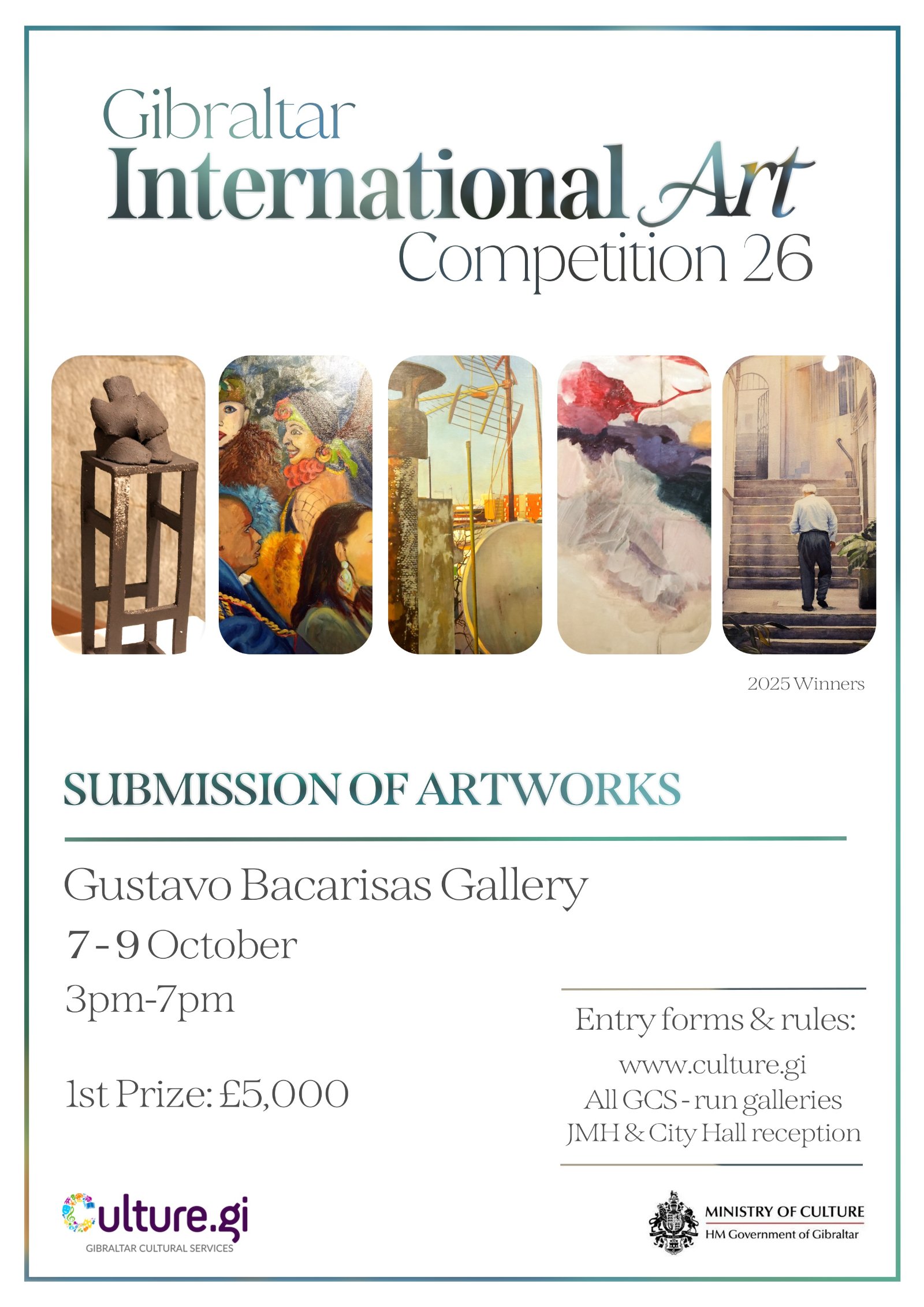 Poster for the 53rd Gibraltar International Art Exhibition