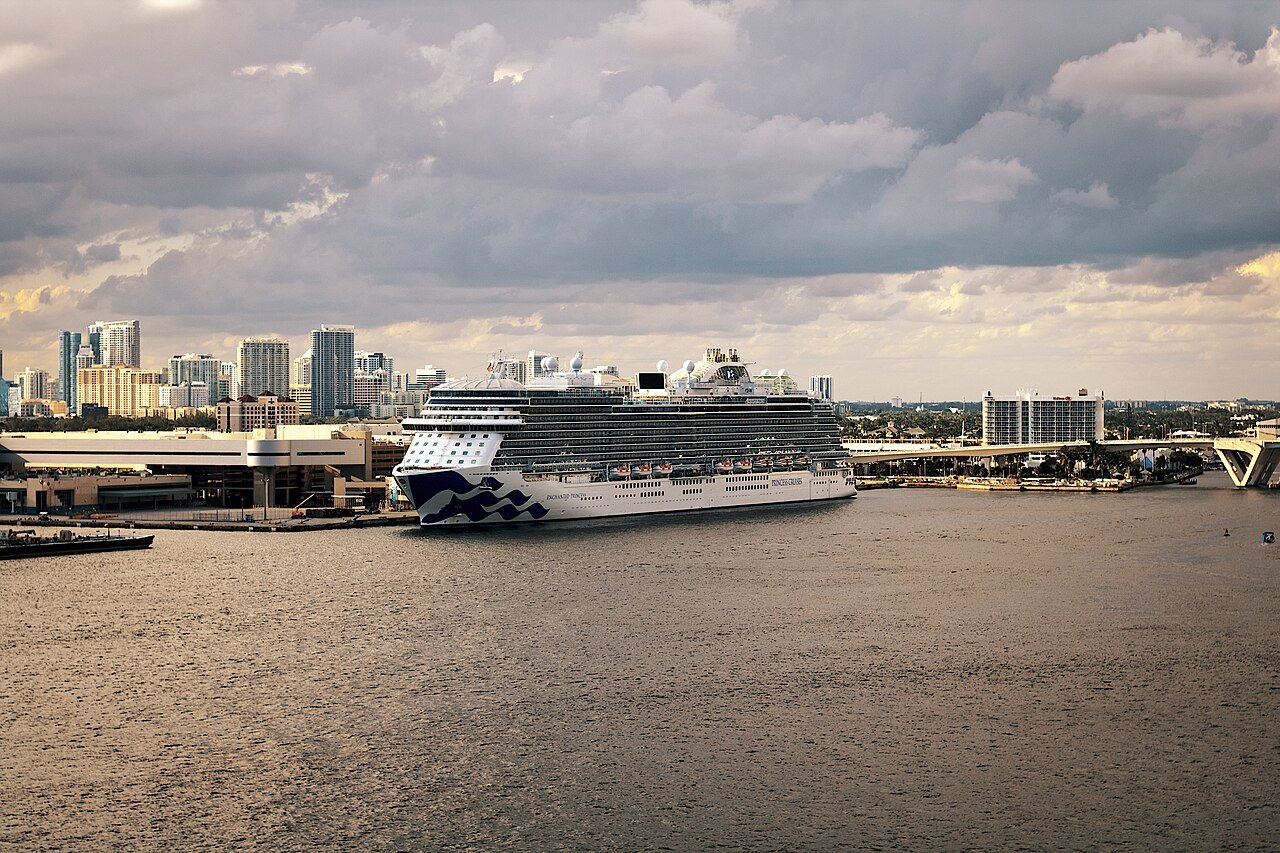 The cruise ship Enchanted Princess