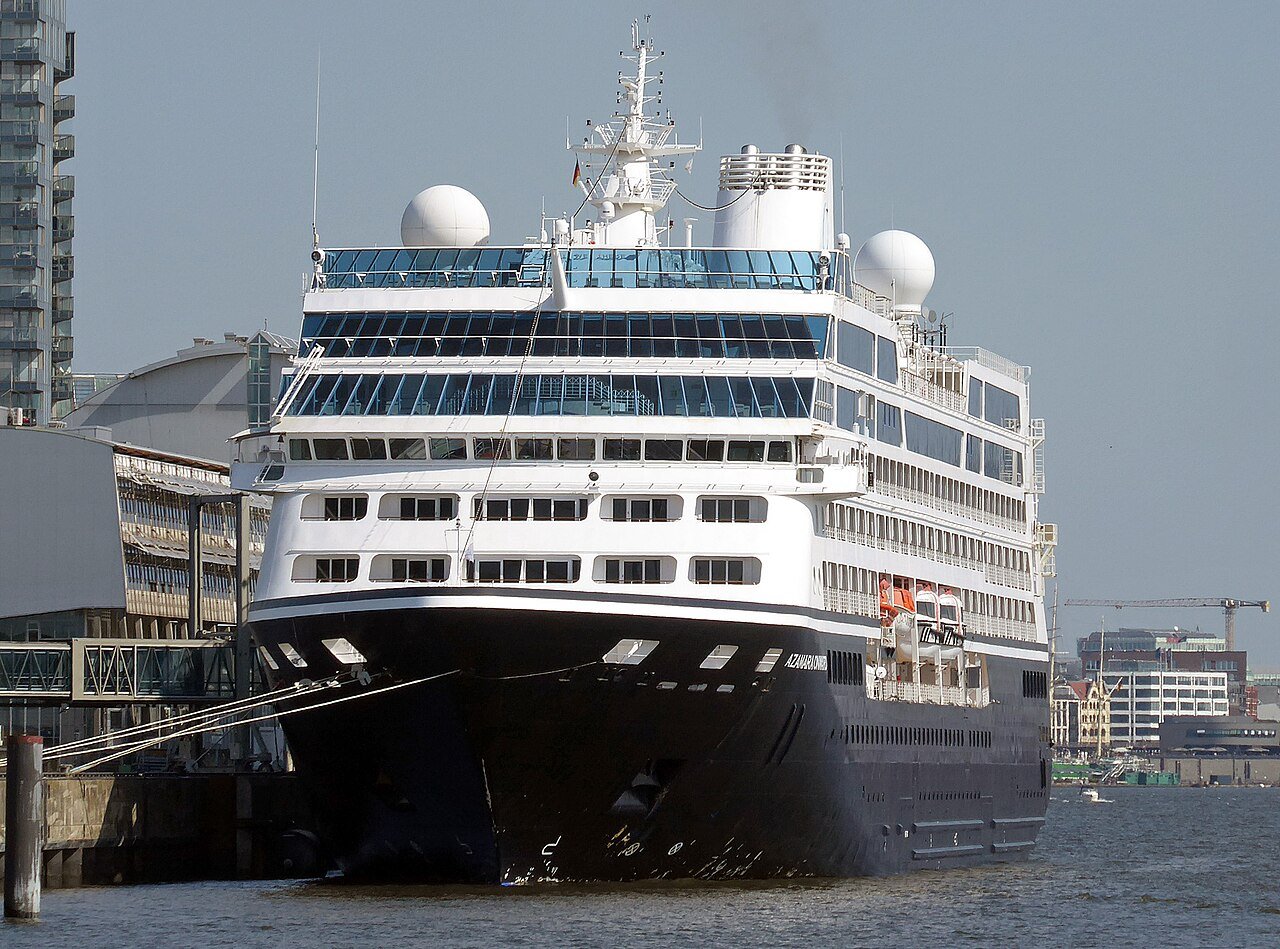 The cruise ship Azamara Onward