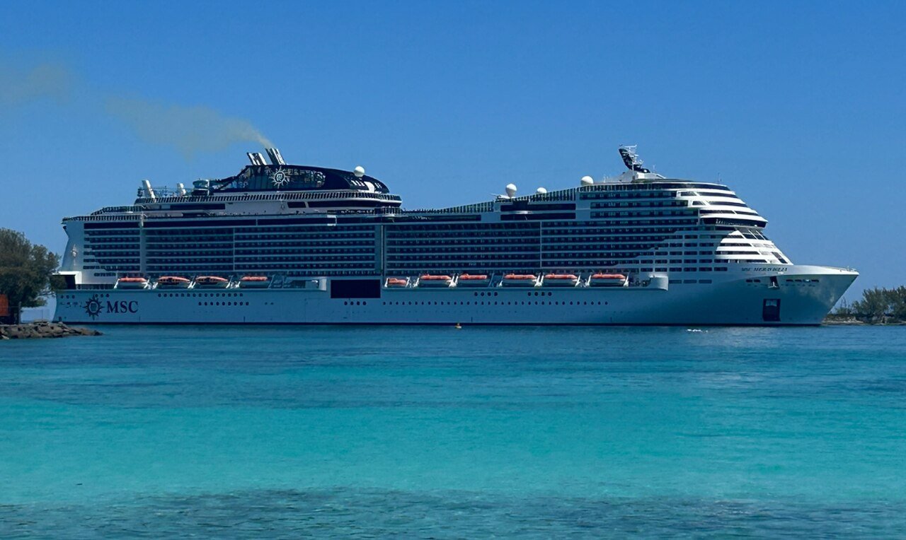 The cruise ship MSC Meraviglia
